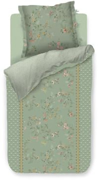 Pip Studio Bettbezugsset Kili Flower Grün 155x220cm