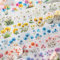 Scrapbooking Zubehör Stickers Set,6 Rolls Dandelions Themed PET Washi Tape Aesthetic Stickers,Decorative for Bullet Journal Zubehör,Journaling,Photo Album,Mobile Phone,DIY Crafts(Dancing Dandelions)