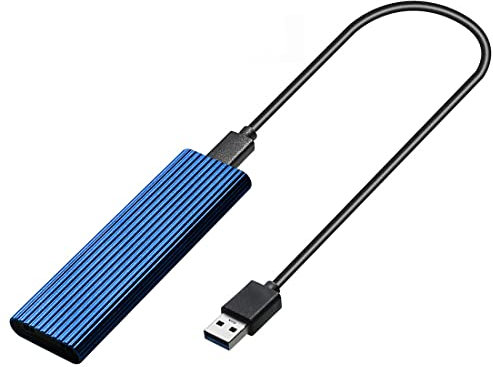 Reinscer Boîtier SSD M2 NVME M.2 vers USB SSD Adaptateur pour NVME PCIE NGFF M+B Key 2230/2242/2260/2280 Dual Protocol(C)