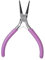 Rundzange für Schmuck, Schmuckzange Kleine Zange Lila Edelstahl Bastelzange zur Schmuckherstellung für DIY Handwerk Schmuckreparatur Schmuckherstellung, 12.5cm