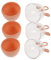NIYANGLE 3Pièces Boîte de Rangement pour Éponges de Maquillage Support Pratique et pour Éponges Cosmétiques pour Maison Voyages