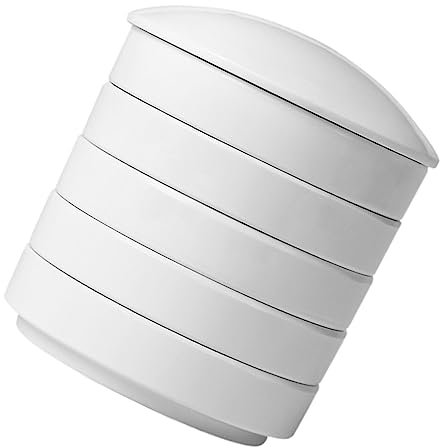 OSALADI Ceramic Ink Dish Paint Tray White Ceramic Tray for Mixing Pigments for Watercolor Painting and Drawing