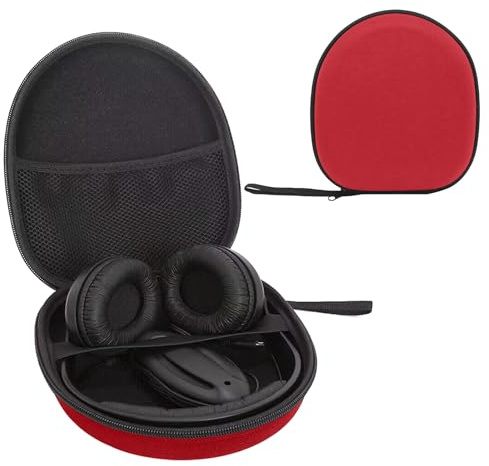 KZIOACSH Case for Sony WH-CH720N/WH-CH710N/WH-CH520/WH-CH510/WH-1000XM4/JBL Tune 720BT/710BT, Lightweight Full Body Protection Anti-Scratch Waterproof EVA Travel Carrying Storage Box, Red