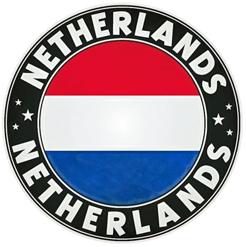 Netherlands Holland Country Flag - Decorative Vinyl Sticker