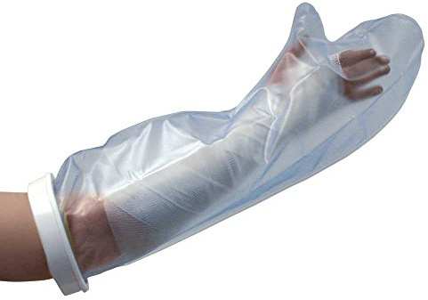 Behrend Duschschutz, Gipsschutz, Nässeschutz, wiederverwendbar, latexfrei, Arm, 56 cm