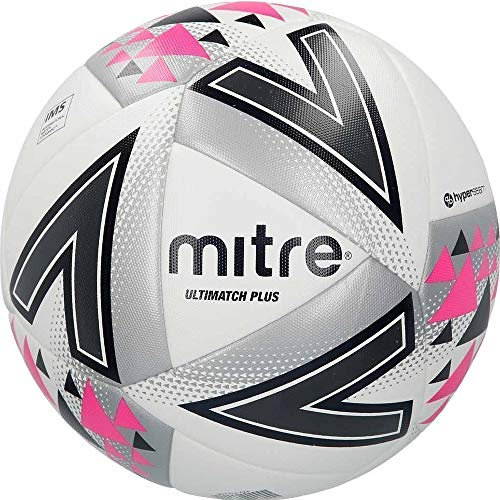 Mitre Ultimatch Hyperseam Plus Match Footballs White Size 5