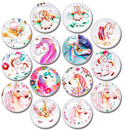 DUOUPA Kühlschrankmagnete aus Glas 3D Magnete für Kühlschrank, Whiteboards, Büro Schränke Magnettafel