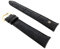 Maurice Lacroix Kroko Prägung Original Uhrenarmband 18 mm schwarz Schliesse vergoldet