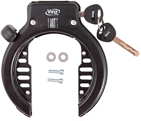 VINZ Levanne ART 2 Ringschloss | Rahmenschloss für Fahrrad | Fahrradschloss Schloss gegen Diebstahl | Rahmen Sicherheitsschloss