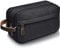 WANDF Toiletry Bag Small Nylon Dopp Kit Shaving Kit Lightweight Shaving Bag for Men and Women (B-Black)