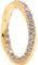 PD Paola Damen-Damenring 925er Silber Zirkonia 54 Gelbgold 32013921