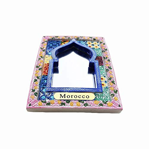 Marokko-Schnitzerei, 3D-Souvenir, Kühlschrankmagnet, Geschenk, handgefertigt, Heim- und Küchendekoration, marokkanischer Kühlschrankmagnet, Kollektion