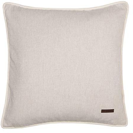 ESPRIT Deko Kissen Harp • 2er Set Kissenbezug 38x38 Natur • Deko Wohnzimmer • ohne Füllung • 100% Polyester