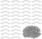 Yangfei 200pcs Clip De Bandes Lumineuses, Support De Fixation De Bande Lumière Clips De Fixation Ruban Led En Silicone Attache Ruban Led Avec 410pcs De Vis（Convient Pour Bande De 10 Mm De Large）