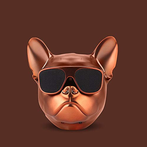 GYZLZZB Portable Bluetooth 4.2 Speaker, Unique Dog-head-like Wireless Speaker, HIFI Subwoofer, 1200mAh Battery, Support FM Radio Function FT Card Playback, Suitable for Home Outdoor Travel