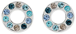 Radley Signature Ladies Silver Round Stones Stone Disc Earrings RYJ1111