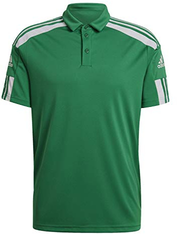 adidas Herren Squadra 21 Polo Shirt, Team Green/White, M