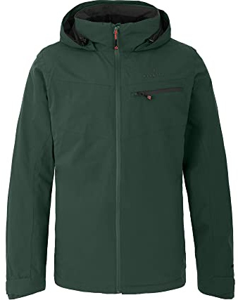 Bergson TALLMOS Thermo | Herren Regenjacke - Leicht wattierte Herren Thermo-Regenjacke & Outdoorjacke, Normal-/Langgrößen, 100% wasserdicht (20.000 mm Wassersäule) & verschweißte Nähte, Winddicht & h