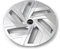 Audi 89A601147A Radzierkappe (1 Stück) Radkappe 19 Zoll Radzierblende, Silber