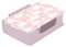 Seamless White Swan Princess with Crowns on Pink Pattern Pink Bento Lunch Box, ABS PP Silicone BPA Free Container Microwave and Dishwasher Safe, Leak-Proof Holder Tote Bag Handbag