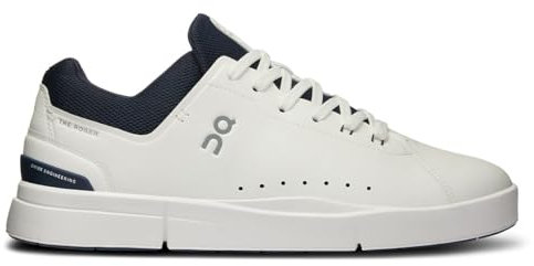 On Herren The Roger Advantage Sneaker, Weiß/Midnight, 45 EU
