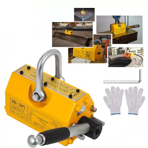 Hebemagnet Permanentmagnet Magnetlifter Magnetheber Handgesteuertes Gabelanheben Lasthebemagnet Neodym 400kg Anhebender Magnet Handgesteuertes Gabelanheben (400KG)