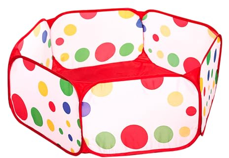 MEMOFYND Recinto Pieghevole Impermeabile per Animali Domestici, Rosso, 90 x 90 x 30 cm