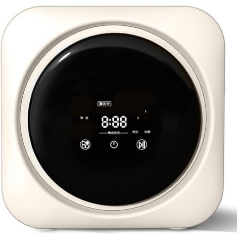 Lavadora de ropa interior,mini lavadora de calcetines pequeña totalmente automática de 3,5 l, lavadora portátil,lavadora eléctrica compacta de pared con secadora giratoria, lavandería de apartamentos