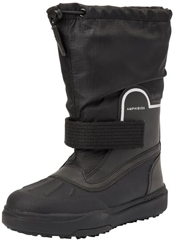 Geox J BUNSHEE PG BOY B A - Scarpone da neve, Black,