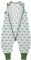 LAT Baby Schlafsack Sommer mit Füßen 0.5 Tog Musselin Kinder Sommerschlafsack für Jungen und Mädchen Ärmellose Baby Schlafsack mit Beinen Sommer (Streifen, L/2-4 Jahre)