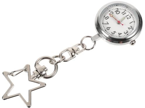 Holibanna Krankenschwester Uhr Pflegeuhr schlüsselanhänger pulsuhr Herrenuhren Pflege Taschenuhr hängende Taschenuhren männlich Anschauen Schnalle Mann Legierung
