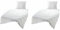 Bettenset 2x Bettdecke und 2x Kopfkissen = 4 teiliges Set Premium Weiss Allergiker Steppbett Steppbettdecke Bettwäsche 2X 135x200 cm & 2X 80x80 cm (Comfort 2x ca. 135x200 cm + 2x ca. 80x80 cm)