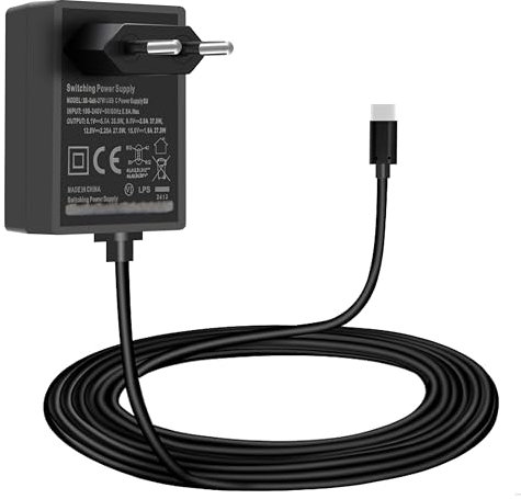 Geekworm Raspberry Pi 5 Netzteil GaN PD 27W 5,1V 5A USB-C