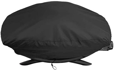 Funda de barbacoa – Funda protectora contra el clima de tela Oxford con cordón – Funda impermeable y ligera contra el polvo – 1000 fundas de capacidad de almacenamiento