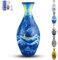 Puzzle-Vase, 3D-Puzzle-Vase für Erwachsene, 160 Stück, DIY-Puzzle-Vase, 3D-gebogene Puzzle-Vase mit Wassersäule, Heimdekoration für die Präsentation echter Blumen, Kunstblumen und Blumenarrangements