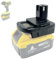 Adapter for DeWalt 18V 20V 21V to Ryobi Battery,Battery Adapter for Ryobi 18V Lithium-Ion Cordless Tools(Adapte only)