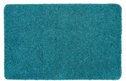 My Rug Teal 100X150cm - Non slip, Shaggy Pile Rug - Perfect for Living Room, Bedroom, Kids Room, Playroom