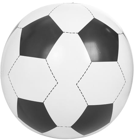 ZUNOXAZ Balón de fútbol Inflable: Balón de Playa Inflable - Gigante - Juguetes de Playa flotantes Grandes - Gigante para Piscina y césped de 31.5 Pulgadas