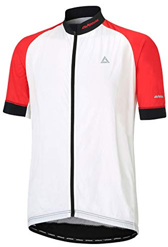 Airtracks Funktions Fahrradtrikot Kurzarm Pro Line - weiß-rot-schwarz - S