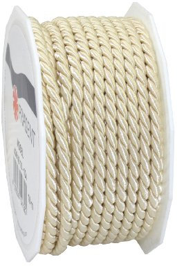 PRÄSENT C.E. Pattberg Mosel - Cordoncino intrecciato da 25 m, per regali, confezione regalo, larghezza 4 mm, accessorio per decorare e fai da te, decorazione antistrappo