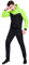 ANUFER Unisex Uomo Donna Tute per Sauna Perdita di Peso Giacca + Pantaloni Allenarsi Set di Sudore Verde SN07814 2XL