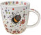 Alex Clark Bees Mug - Wildlife - Flowers - Original Artwork - Cup for Bee Lovers - Gift Ideas - Perfect for Coffee & Tea - Vegan Friendly - Designed in The UK...