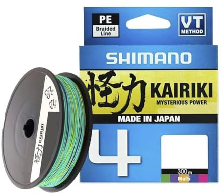 Shimano Line Kairiki 4 Multi C Angelschnur, 300 m, 0,16 mm, 8,1 kg