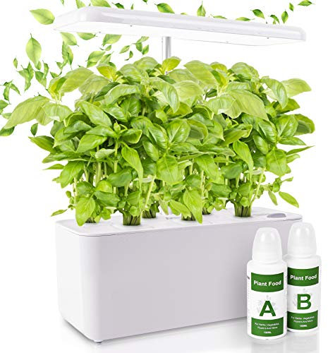 Duronic Hydroponic Growing System GHS37, LED Grow Lights, Growth Lamp Systems, Seed Germination Kit, Indoor Garden Lamps for 7 Plants, Herbs, Seeds