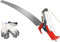 KAMIKAZE Sécateur à perche KM-62 télescopique pour branches de 25 mm. Design extra léger. Comprend une perche extensible de 3 m. Système de coupe Bypass