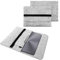 NAUC Laptoptasche kompatibel für Asus Chromebook CX1 (CX1700) Notebook Tasche 17,3 Zoll Laptop Cover Sleeve Hülle strapazierfähiger Filz Case, Farbe:Hellgrau