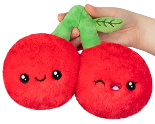 Squishable - Snacker Kirschen - Comfort Food Collection - 20 cm - Kuscheliges Sammler-Stofftier - Beans