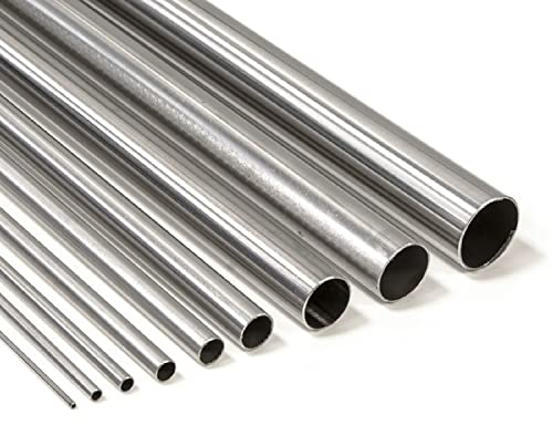 Tuyau en acier inoxydable pour échappement automatique - Diamètre 63,5 mm, épaisseur 1,5 mm, 1 mètre - Tube rond pour silencieux avec trou modulaire et installation facile - SAMMA PARTS