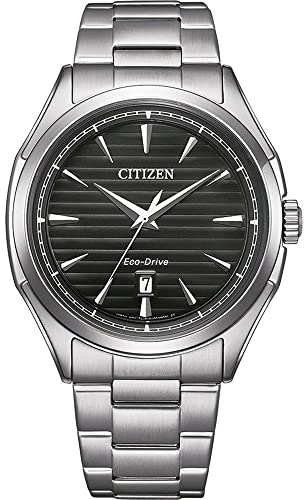 CITIZEN Herren Analog Japanisches Quarzwerk Uhr mit Edelstahl Armband AW1750-85E