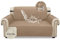 Granbest wasserdichte Sofabezug 2 Sitzer Anti-Rutsch Couchbezug mit Elastischen Riemen, Waschbare Sofaschutz für Kinder, Haustiere, Hunde, Katzen (2 Sitzer, Kamel)